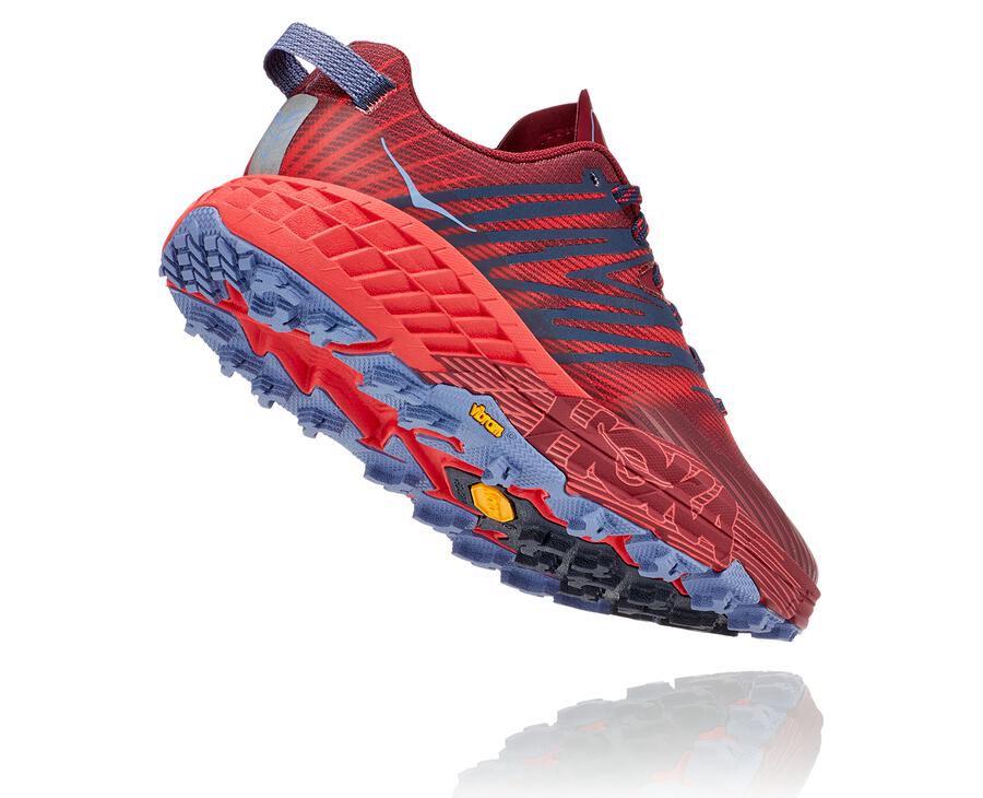 Hoka One One Trailsko Dame - Speedgoat 4 - Rød - 204587QET